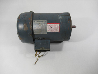 Electromec 1HP 3450RPM 575V 56C TEFC 3PH 1.5A 60HZ USED