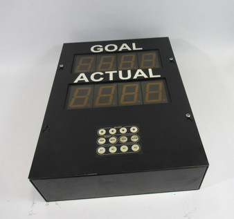 American LED-Gible AF2720-100 Productivity PPT Pacer 2x4 Digit LED USED