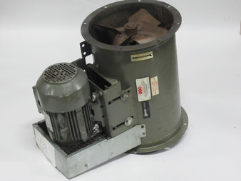 Carl J Bush B12-1CS Axial Duct Fan C/W Techtop Motor USED