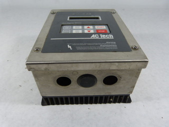 AC Tech M1410E Mc1000 Series Drive 1HP 3Ph 0-400/460V 2.3/2A 0-120Hz USED