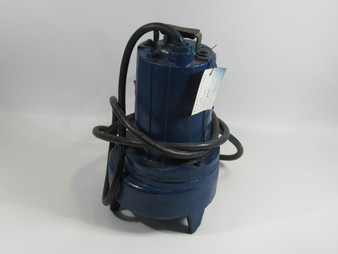 Barnes 2SE-1054L Submersible Sewage Ejector Pump 1HP 1750RPM 575V USED