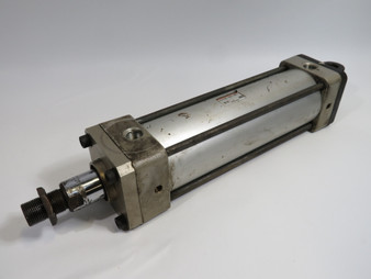 SMC NCA1C325-0900-XB5 Med Duty Air Cylinder 3.25"B 9"S w/Clevis SHELF WEAR USED