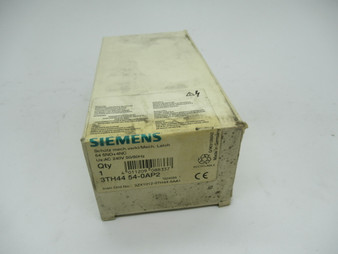 Siemens 3TH4454-0AP2 AC Relay Contactor 240V 50/60Hz C/W Auxiliary Contact NEW