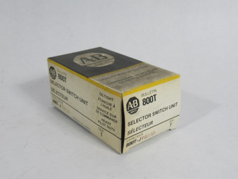 Allen-Bradley 800T-J44KC1B Keyed Selector Switch Ser. T 3-Pos 2NC 2NO NEW