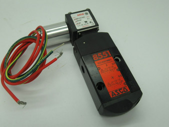 Asco WT8551A001MMS Solenoid Valve 6.3W 30-150Psi 110/120VAC 50/60Hz USED