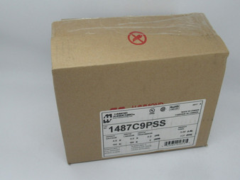 Hammond 1487C9PSS N4X Wireway 90DEG Elbow 4x4" NEW