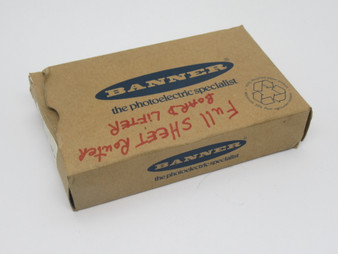 Banner SM312LVQD Photoelectric Sensor W/Locknut 10-30VDC 5m Range 4Pin M12 NEW