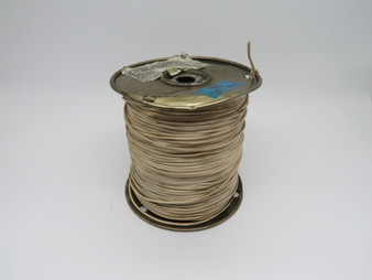 Cable Tech 111602SM10 Spooled Wire 600V 300m 18AWG 16STR White NEW