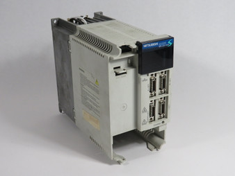 Mitsubishi MR-J2S-350A AC Servo Drive 3.5kW 170V 17.0A MISSING SCREWS/COVER USED