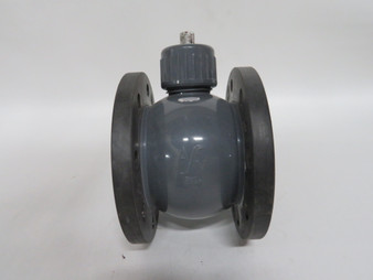 Stubbe C-16 Ball Valve DN100 PN10 da110 PVC-U 3-5/8" Flat Sealing NO HANDLE USED