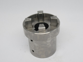 Generic S.Steel Jaw Coupling 1-7/8"Bore 4"x4-13/16"OD 4-1/8"LTB 1/4x1/2"KW NOP