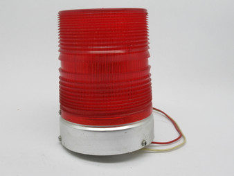 Federal Signal 131ST-120R Red Starfire Strobe Warning Light SHELF WEAR USED