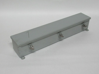 Hammond 1486C24 4/12 Wiring Trough Enclosure 4x4x24" USED
