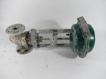 Fisher Controls Co 1250R-GL-1 Flanged Valve Actuator Body Size 1" USED