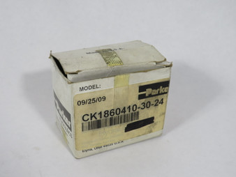 Parker CK1860410-30-24 Solenoid Coil Kit 24VDC 30W DAMAGED BOX NEW