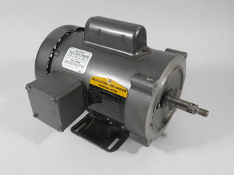 Baldor .33HP 1725RPM 115/230V 56J TEFC 1Ph 6/3A 60Hz SHELF WEAR NOP