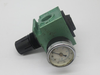 Numatics R21R-04 Pneumatic Regulator 1/2" 300PSIG W/ Pressure Gauge USED