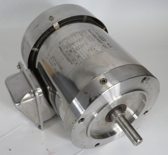 Leeson 191510.00 Motor .50HP 1740RPM 575V TEFC 56C 3Ph 0.80 FLA SHELF WEAR USED