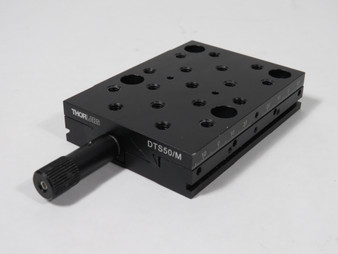 Thorlabs DTS50/M Dovetail Translation Stage 50mm M6x1.0 Taps USED