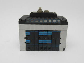 Festo CPV10-VI-10P-10-8C-FB-R-Y-JLL3JLL Solenoid Valve Manifold Assembly USED
