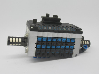 Festo CPV14-VI-10P-14-8C-N2-R-Y-JN3JNJJ+GA Solenoid Valve Manifold Assembly USED