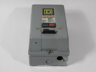 Square D 8536-SBG2-V07 Motor Starter Ser. A 550V@50Hz 600V@60Hz USED
