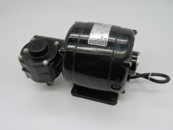 Bodine Right Angle Gearmotor 20:1 1/8HP 86RPM 115V *CUT CABLE/LABEL DMG* USED