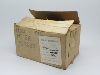 Signet P58440 Flowmeter w/ Power Supply 0-300GPM 12VDC NEW