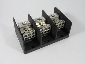 Ilsco PDB-16-350-3 Power Distribution Block 310A/Pole 600V 3-Pole NO LABEL USED