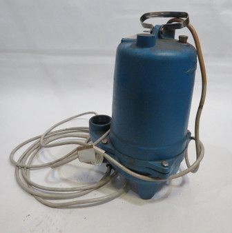Goulds WS0511B Submersible Sewage Pump 1/2HP 1725RPM 115V 1Ph 14.5A 60Hz USED