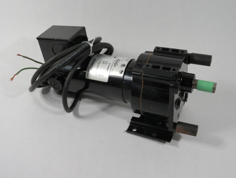 Bison 011-336-2028 DC Gearmotor 28.1:1 112 in-lbs 1/8HP 64RPM 90VDC 1.33A USED
