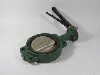 Jenkins 2223EL Wafer-Style Butterfly Valve 6" Cast Iron 200 psi USED