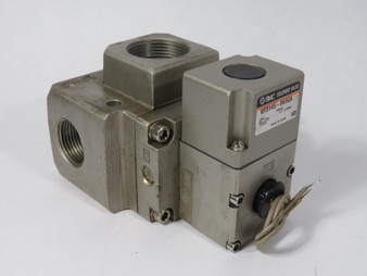 SMC VP3145-065GA 3-Port Solenoid Valve 3/4" RC Thread USED