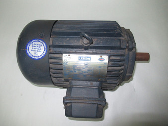 Leeson 3HP 1760RPM 575V 182T TEFC 3Ph 3.4A 60Hz USED