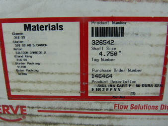 Flowserve EEKBS124171 Mechanical Seal Bore 4.75" ! NEW !