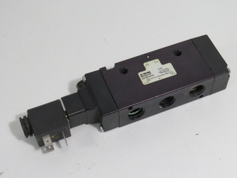 Parker B612BCNXXA Solenoid Valve 150 Psi 24 VDC 50/60HZ USED