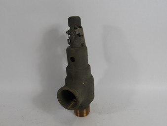 Kunkle 6010-GF01 Brass Pressure Valve 1-1/4" MNPT 1-1/2" FNPT 46 psi USED