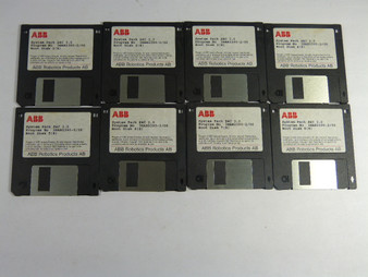 ABB Robotics 3HAB2390-2/06 S4c 3.0 System Packs-8 Disks  USED