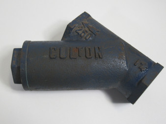 Colton 250 1 1/4" Threaded Y-Strainer 250 psi USED