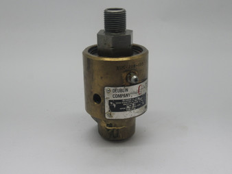 Deublin Company 155-208-185 Rotary Union Threaded 1/2" 100PSi 3/4"-16 RH USED