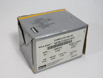 Parker 04F25C2122CAF4C01 Solenoid Valve 24V 60Hz 1/4" NPT 2/2 NC SHELF WEAR NEW