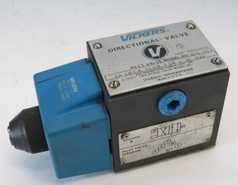 Vickers DG4S4-012A-B-60-S324 Directional Control Valve 3600 psi 120V 60Hz USED