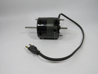 Electrohome 2862-409-003K Fan Motor 1/25HP 3000RPM 120V 41F 1.95A 60Hz USED