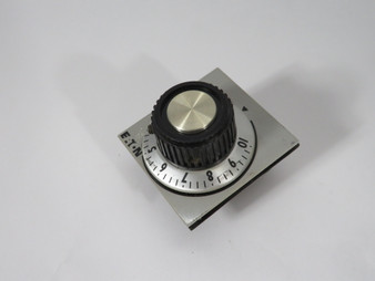 Eaton 15-358 Dynamatic Potentiometer 0-10 Dial 1K Ohms USED