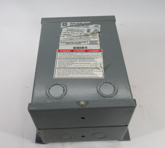 Square D 1S1F Dry Type Transformer 1kVa Primary 240/480V DAMAGED LABEL USED