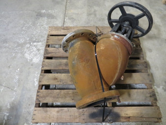 Crane 28E-8 Stop Check Valve 250 psi 8" Port Flow 48000/Hr. RUST USED