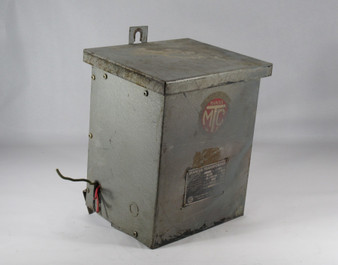 Marcus Type W Transformer 5kVA Pri 600V Sec 120/240V 60Hz 1Ph SHELF WEAR USED