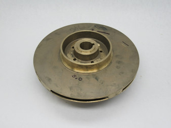 Auromet 96691730 5-Vane Bronze Impeller 10.5" OD 4" W 1-1/4" Bore USED