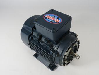 Leeson 192098.00 Metric Motor 0.33HP 0.25kW 1700rpm 575V D71 IP55 3Ph 0.57A USED