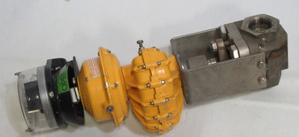 Velan 1-1/2" Actuated Ball Valve Assy. C/W Stonel PQ2LC2R and Kinetrol USED